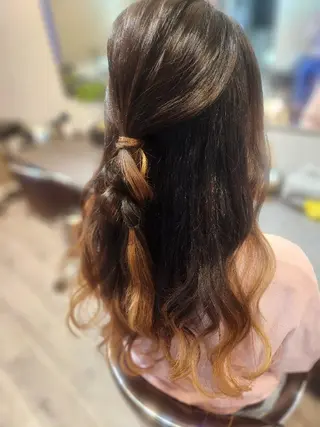 ヘアアレンジ サロンソレイユ(マツ エク/ヘアセット)のヘアスタイル