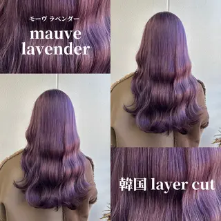 ロング カラー ヘアアレンジ 《暖色/韓国hair 》🇰🇷桑原ユキネのヘアスタイル