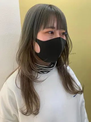 ロング hub hair レイヤー/透明感のヘアスタイル