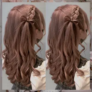 セミロング ヘアアレンジ Kanami ❤︎のヘアスタイル