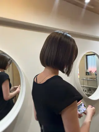 ショート カラー CLOVE所属・下石怜子/レイヤー/ 透明感カラーのヘアスタイル