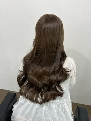 ロング 川元 春奈のヘアスタイル