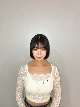 ミディアム ハナダ メイのヘアスタイル