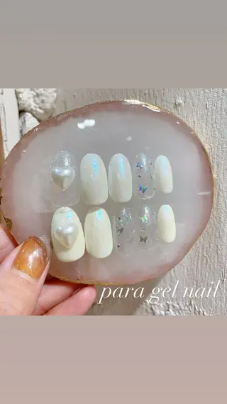 ネイル 淡色ネイル 🎀moeのネイルデザイン