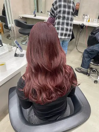 ロング カラー 🎀暖色/ラベンダー /paru🤍のヘアスタイル