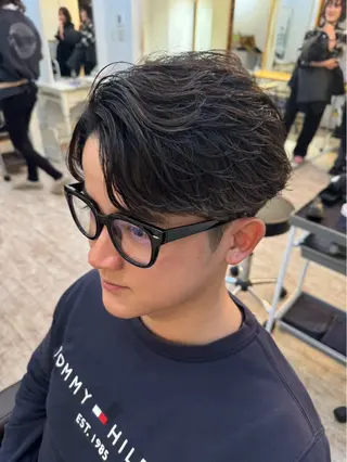 メンズ 透明感カラー🧸艶髪 🫧manamiのヘアスタイル