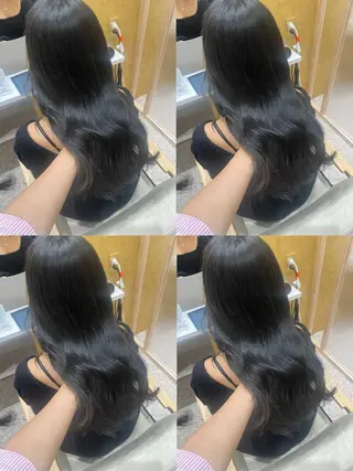 ロング カラー Zina‎ 🤍 AYAのヘアスタイル