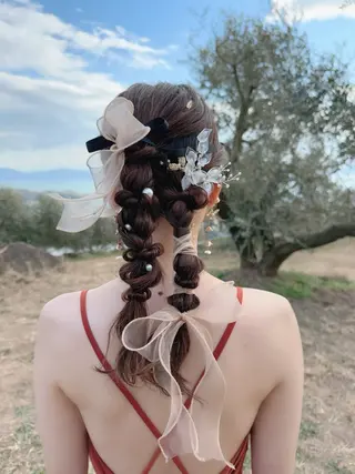 ヘアアレンジ GRANLUSSO 〜グランルッソ駅前店所属・木口 嘉美のヘアスタイル