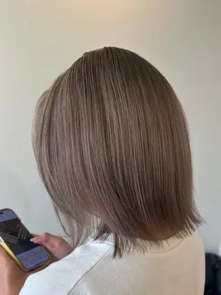 ショート カラー Lit by diar所属・韓国風レイヤーカット kouki🐒🩶のヘアスタイル