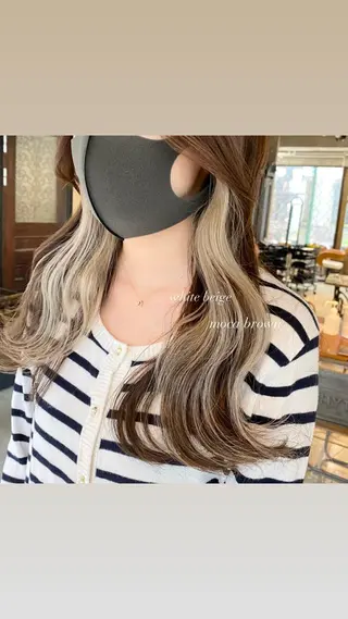 ロング 韓国レイヤー/透明感 カラー🦋mioのヘアスタイル