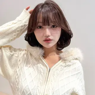 ミディアム 💫タンバルモリ・ 韓国ボブ💫小川愛誠のヘアスタイル