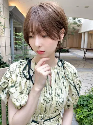 ショート 江崎 良のヘアスタイル