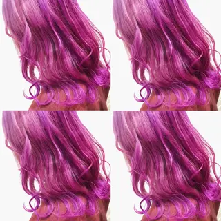 セミロング カラー ヘアアレンジ メンズ キッズ 💟Chloe原宿店 🩶ハイトーンのヘアスタイル