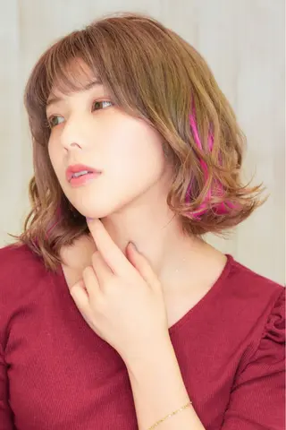 ミディアム 石沢 知康のヘアスタイル