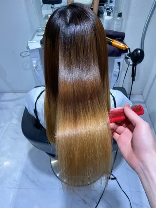 ロング 透明感♡グレージュ ♡ミルクティー♡のヘアスタイル