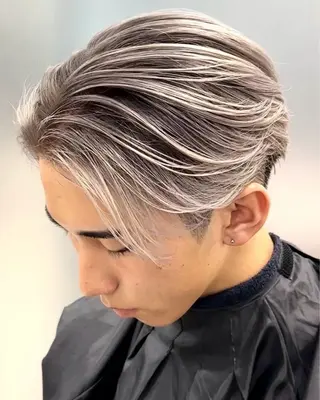 カラー メンズ レディースカット いからしゆうたのヘアスタイル