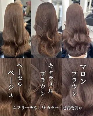 ロング カラー 田之上千尋/透明感 ブリーチなし/韓国風のヘアスタイル