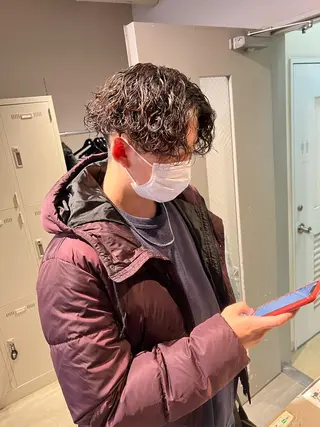 ショート カラー パーマ メンズ トレンド/レイヤー うる艶🪞CANDYのヘアスタイル