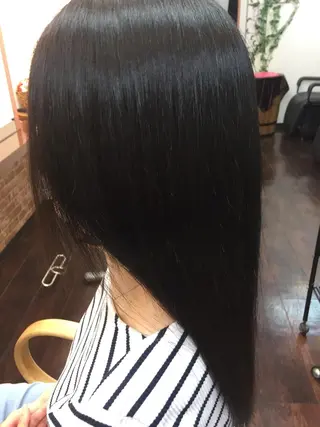 ロング パーマ 桧山 真のヘアスタイル