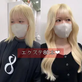 ロング philia所属・HONO/韓国 🇰🇷大阪エクステのヘアスタイル