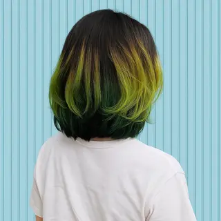 ミディアム カラー 髪質改善＆白髪ぼかし カラー♡店長みやけ♡のヘアスタイル