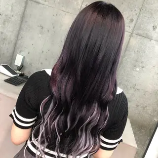 ロング 🫧シールエクステ/ 艶カラー🫧アサミ️のヘアスタイル