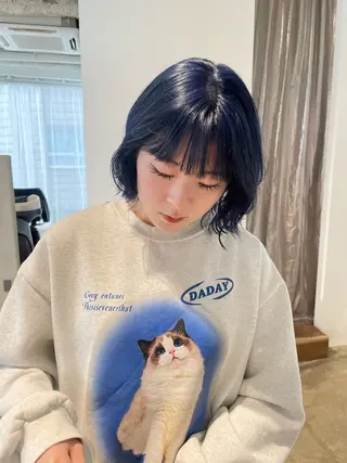 ミディアム カラー SITEN 淀屋橋 /肥後橋きべひろまさのヘアスタイル