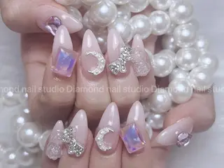 セミロング DIAMOND 💦のネイルデザイン