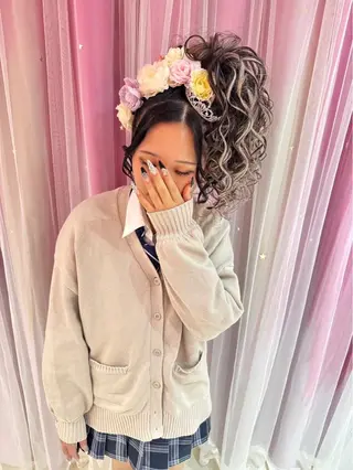 ロング hanaCoco水戸店所属・hanaCoco ハナココのヘアスタイル