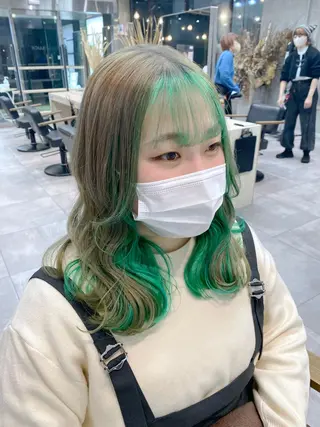 ロング カラー ブリーチ/髪質改善 🍊店長MASAKiのヘアスタイル