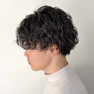 ショート フェザーショート パーマ/RYOTAのヘアスタイル