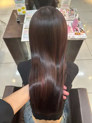 ロング カラー 海外風パーマ 健人のヘアスタイル