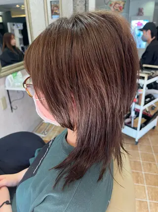 ミディアム カラー 🔷岡村主明🔷 Lafestaのヘアスタイル