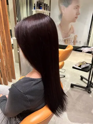 ロング ヘアマニキュア リタッチ🎀片岡美月のヘアスタイル