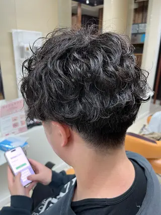 ショート パーマ メンズ メンズ特化/パーマ/ 髪質改善　高野奨馬のヘアスタイル