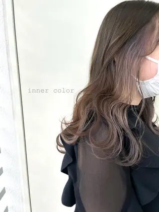 セミロング カラー ヘアアレンジ 女性スタイリスト専門サロン Zina 天神所属・NANA／trend style🕊🍑のヘアスタイル