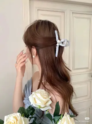 ロング カラー ブリーチなし🌼トレ ンド🌼似合わせのヘアスタイル