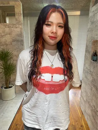 ロング カラー パーマ mai / linoah˚✧のヘアスタイル