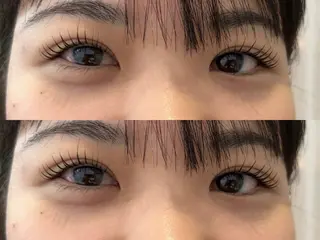 マツエク・マツパ ひなの🩵🫧 透明感/艶カラーのヘアスタイル