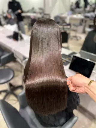 ロング 【ヤバ髪から美髪へ】 縮毛矯正特化アチワのヘアスタイル