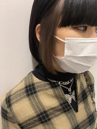 ショート カラー ヘアアレンジ 🍒暖色✖️レイヤー ／Haruna🍒のヘアスタイル