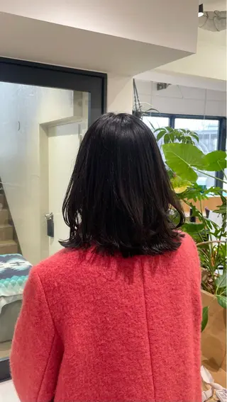 ミディアム 暖色カラー/レイヤー スタイル みはる🌙のヘアスタイル