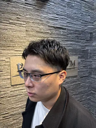 ショート メンズ ヒロ銀座　プレミアムバーバー目黒店所属・ほり たつみのヘアスタイル