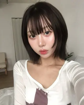 ショート ボブ.顔周りカット カット/ユキカのヘアスタイル