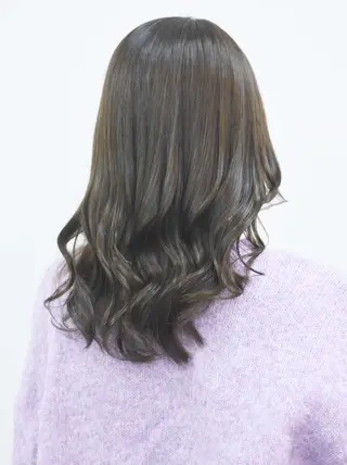 セミロング カラー Atem ☀️大町店のヘアスタイル