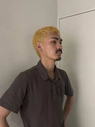 ショート カラー メンズ enrich / キタガワ カノンのヘアスタイル