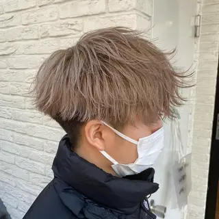 ミディアム カラー メンズ ミモリ ユウタのヘアスタイル