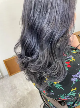 セミロング カラー Vivie.所属・新都心個室サロン/ 古波蔵美奈のヘアスタイル