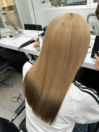 ロング 👑ハイトーン👑プ ルエクステ👑だいとのヘアスタイル