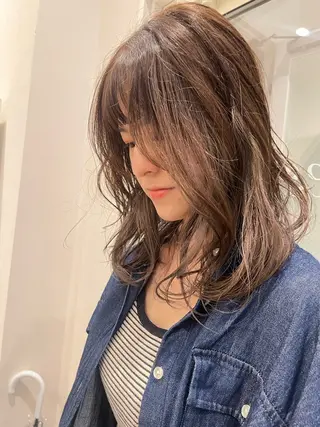 ミディアム keshiki🦋 Nanaのヘアスタイル